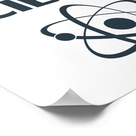 Pauze voor een moment van wetenschap poster (Hoek)