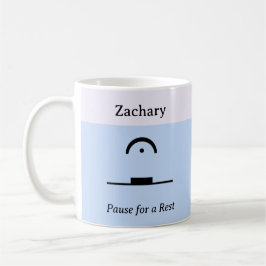 Pauze voor een Rust Humoristische Grappige Muzikal Koffiemok