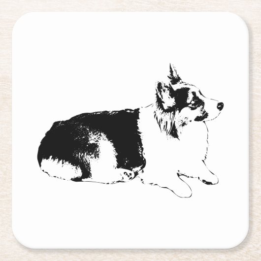 Pauze zijprofiel kartonnen onderzetters (Voorkant)