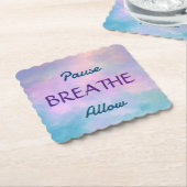 Pauzeer, ADEM, laat Onderzetters toe (Gebogen)