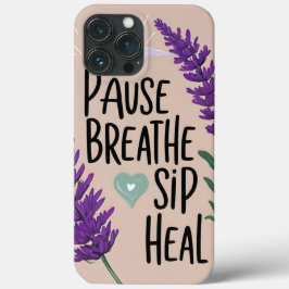 ✨Pauzeer ademen - sip heal | Design Case-Mate iPhone Case
