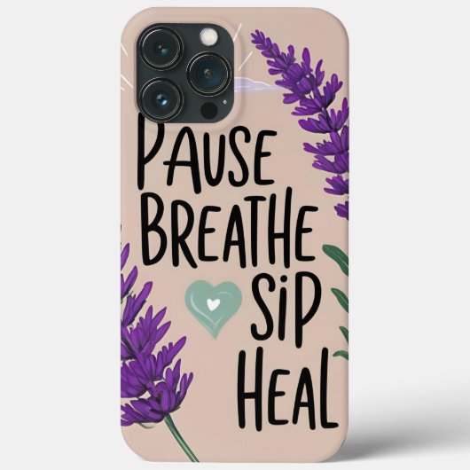 ✨Pauzeer ademen - sip heal | Design Case-Mate iPhone Case (Achterkant)