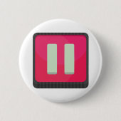 Pauzeer Button & Pin: Sentimenteel (Voorkant)