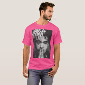 Pauzeer en bid vintage t-shirt (Voorkant volledig)