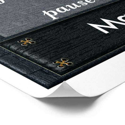 Pauzeer en Reflecteer - poster citaat (Hoek)