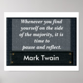 Pauzeer en Reflecteer - poster citaat (Voorkant)