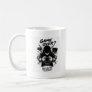 Pauzeer Het Spel Speel Je Leven Gamer Design Koffiemok