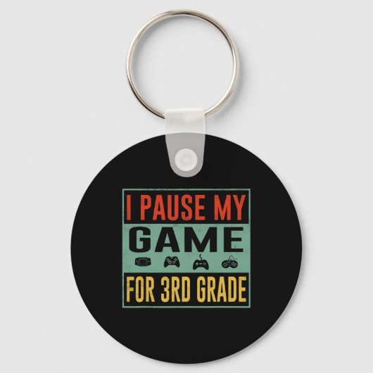Pauzeer mijn spel voor leerling uit groep 5 naar s sleutelhanger (Voorkant)