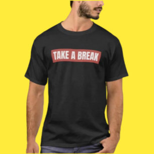 Pauzeer Shirt – Eenvoudige Boodschap, Grote Energi