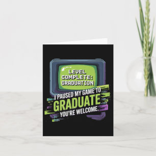 Pauzeerde mijn spel om Gamer CL van 2025 Gradua Af Kaart