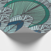 pauzes veren naadloos patroon cadeaupapier (Hoek)