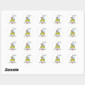 Pauzetabel Agility Humor Ronde Sticker (Vel)