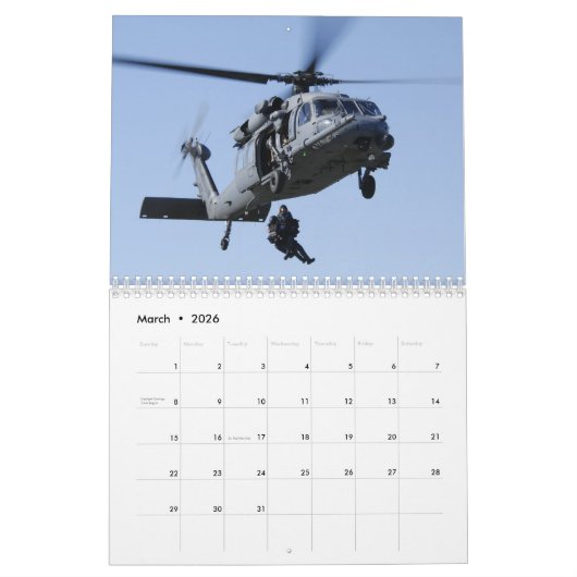 Pave Hawk Kalender (Mar 2026)