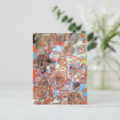 Pavel Filonov - Een Man in de wereld Briefkaart (Staand voorkant)