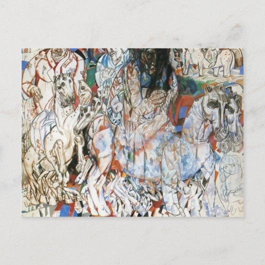 Pavel Filonov- Magi Briefkaart (Voorkant)