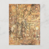 Pavel Filonov- Na de RAID Briefkaart (Voorkant)