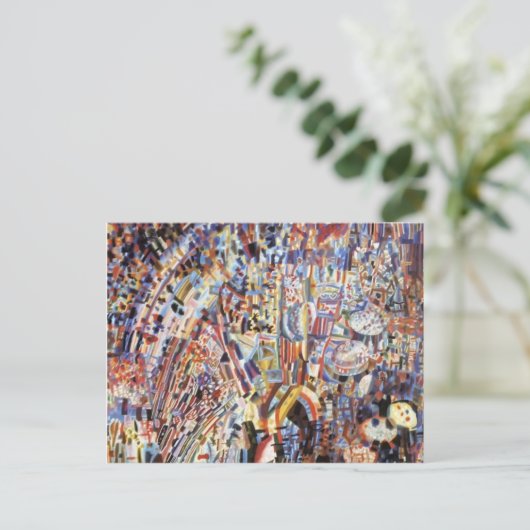 Pavel Filonov - Samenstelling Briefkaart (Staand voorkant)