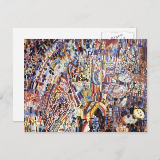 Pavel Filonov - Samenstelling Briefkaart (Voorkant / Achterkant)