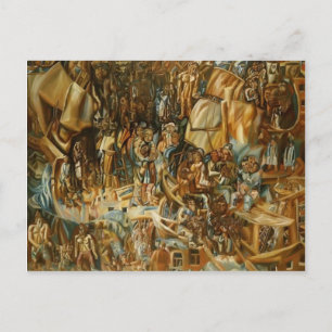 Pavel Filonov- Ships Briefkaart