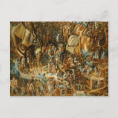 Pavel Filonov- Ships Briefkaart (Voorkant)