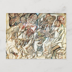 Pavel Filonov - The Gardener Briefkaart