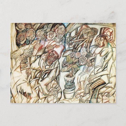 Pavel Filonov - The Gardener Briefkaart (Voorkant)