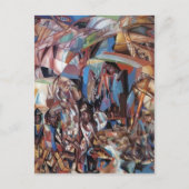 Pavel Filonov- Vissen Schooner Briefkaart (Voorkant)