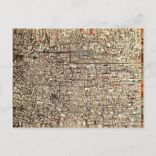 Pavel Filonov zonder titel (niet-objectieve samens Briefkaart (Voorkant)