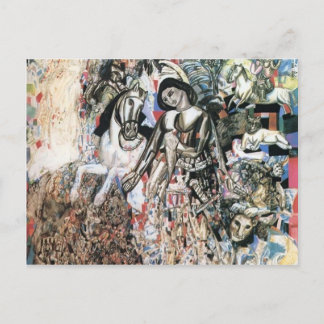Pavel Filonov zonder titel (St. George de Victorio Briefkaart