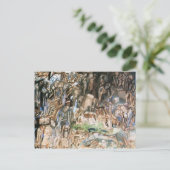 Pavel Filonov- zonder titel (The Riders) Briefkaart (Staand voorkant)