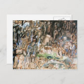 Pavel Filonov- zonder titel (The Riders) Briefkaart (Voorkant / Achterkant)