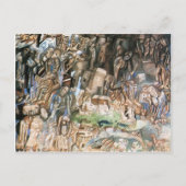 Pavel Filonov- zonder titel (The Riders) Briefkaart (Voorkant)