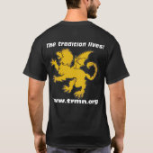 "Pavel is eerst geschoten." Shirt mannen (Achterkant)