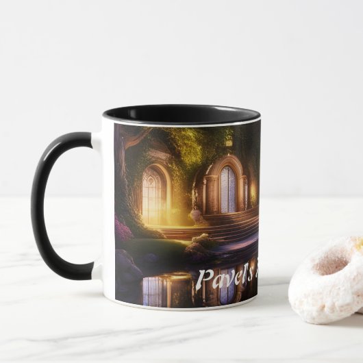 Pavel's Morning Tea Gepersonaliseerd  Mok (Met donut)