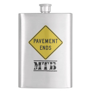 Pavement Ends Mountain Biking Flacon