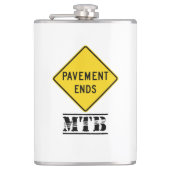 Pavement Ends Mountain Biking Heupfles (Voorkant)