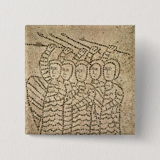 Pavement of St. John the Evangelist Vierkante Button 5,1 Cm (Voorkant)