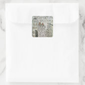 Pavement of St. John the Evangelist Vierkante Sticker (Tas)
