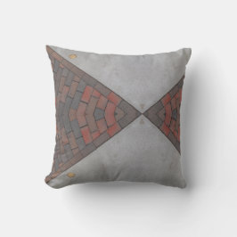 Pavement red brick grijs cadeautje gooi kussen