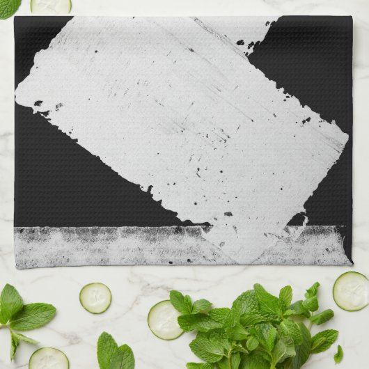 Pavement Road Traffic Marking Lines - Cool - Fun Theedoek (Gevouwen)