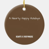 Paver Heart Keramisch Ornament (Achterkant)