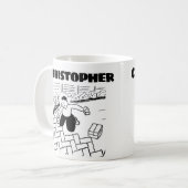 Paverlaagpaden en patio's blokkeren koffiemok (Voorkant links)