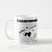 Paverlaagpaden en patio's blokkeren koffiemok (Links)