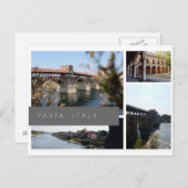Pavía, Italië Briefkaart (Voorkant / Achterkant)