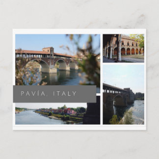 Pavía, Italië Briefkaart