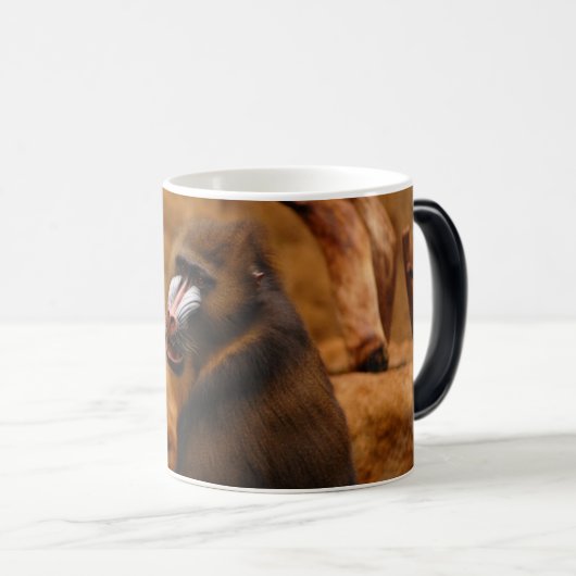 Pavian/Baboon Magische Mok (Voorkant rechts)