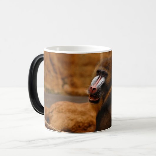 Pavian/Baboon Magische Mok (Voorkant links)