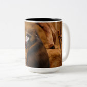 Pavian/Baboon Tweekleurige Koffiemok (Voorkant rechts)