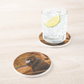 Pavian/Baboon Zandsteen Onderzetter (Zijkant)