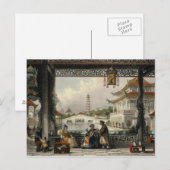 Pavilion and Gardens of a Mandarin near Peking, vo Briefkaart (Voorkant / Achterkant)